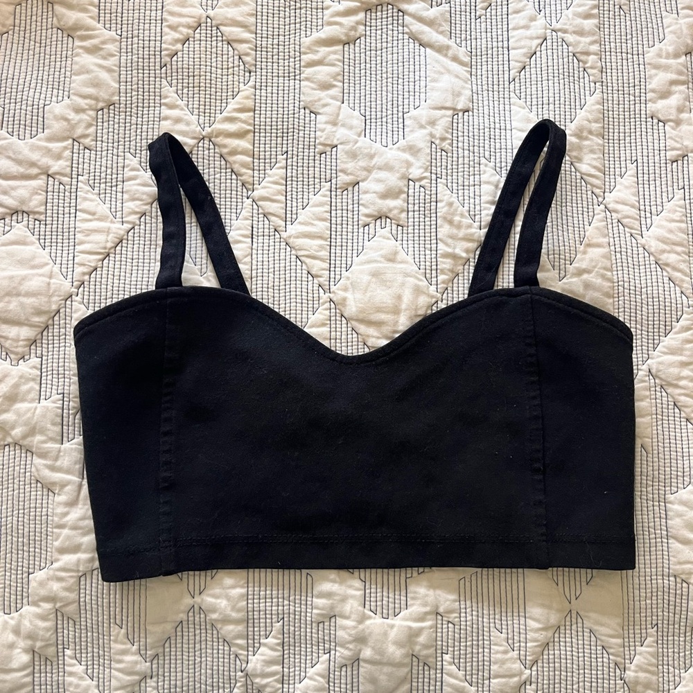 Brandy Melville Black Bra Top